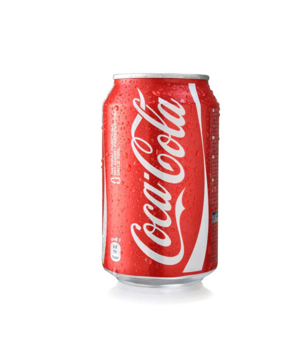 Cold Coca Cola Soft Drink Can